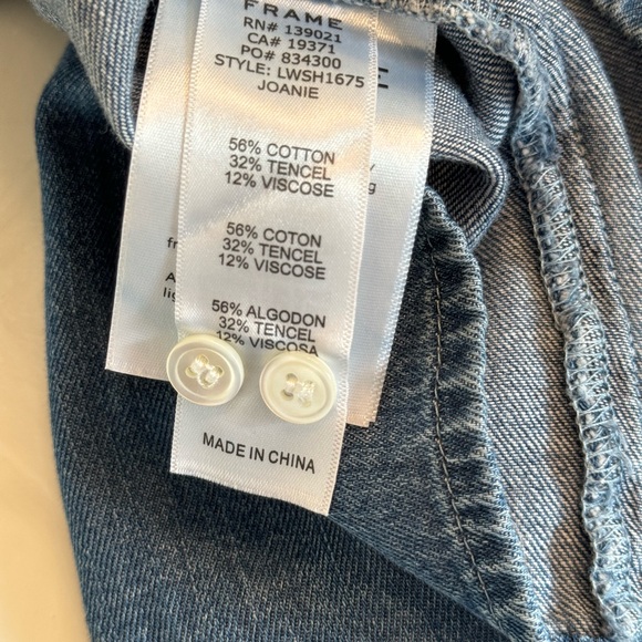 NWT Frame denim top - Picture 2 of 4